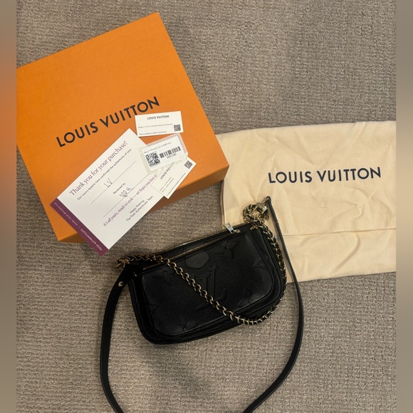 Louis Vuitton Multi Pochette Monogram Empriente Leather (black) - Picture 9 of 13